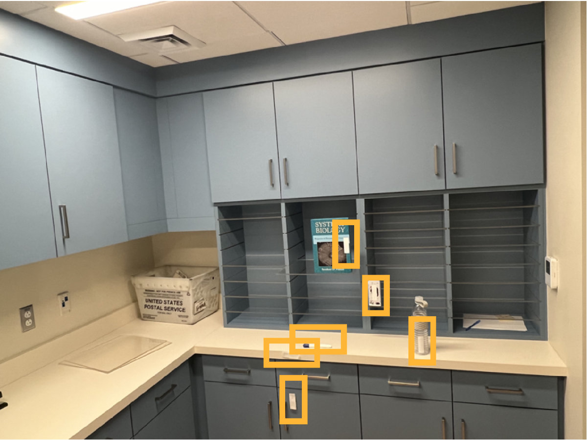 Scene B: storage room